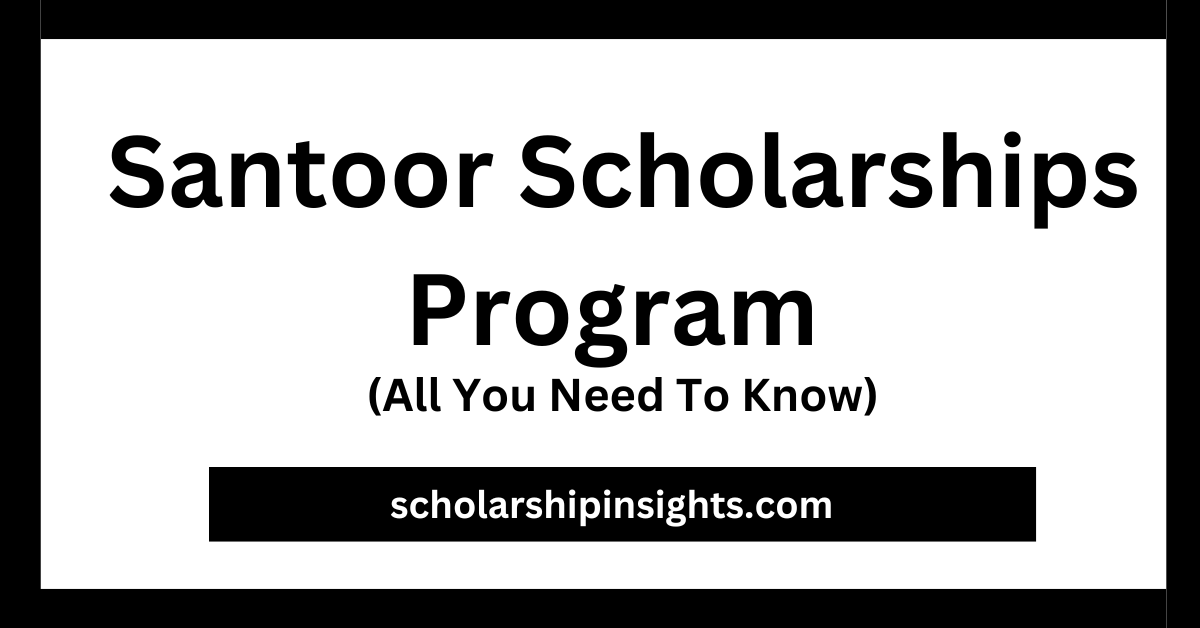 Santoor Scholarships