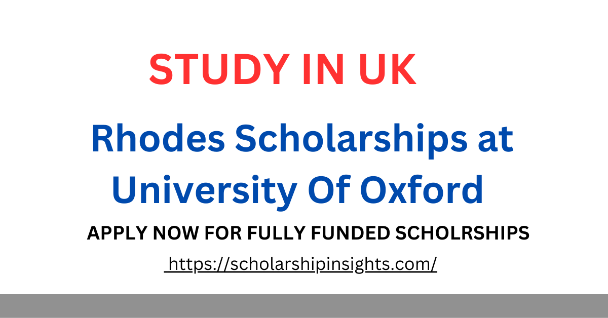 Rhodes Scholarships